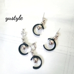 yasunano様専用　　　C×silver　　ピアス