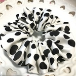【数量限定❣️300円】ダルメシアン●プレーンシュシュ✨