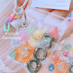 【ꫛꫀꪝ✧‧˚】Happy Halloween Candyバッグ　ハンドメイドレジン　キーホルダー　ハンドメイドキーホルダー　シャカシャカキーホルダー　キャンディバッグ　シェイカー　ハロウィン　