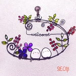 【WL SE01 シマエナガ】ディップアート　ワイヤーアート　ワイヤークラフト