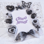 《推し色トレカケース Ver.1》Black Petal