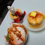 スーパーsale商品！②ミニチュア  ドールハウス  フルーツ  スイーツ  料理  パンケーキ ケーキ 