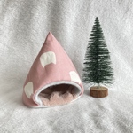 ハムスターのあったかテント⛺ねこたま　ピンク系