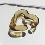 HEART earcuff ( BROWN )