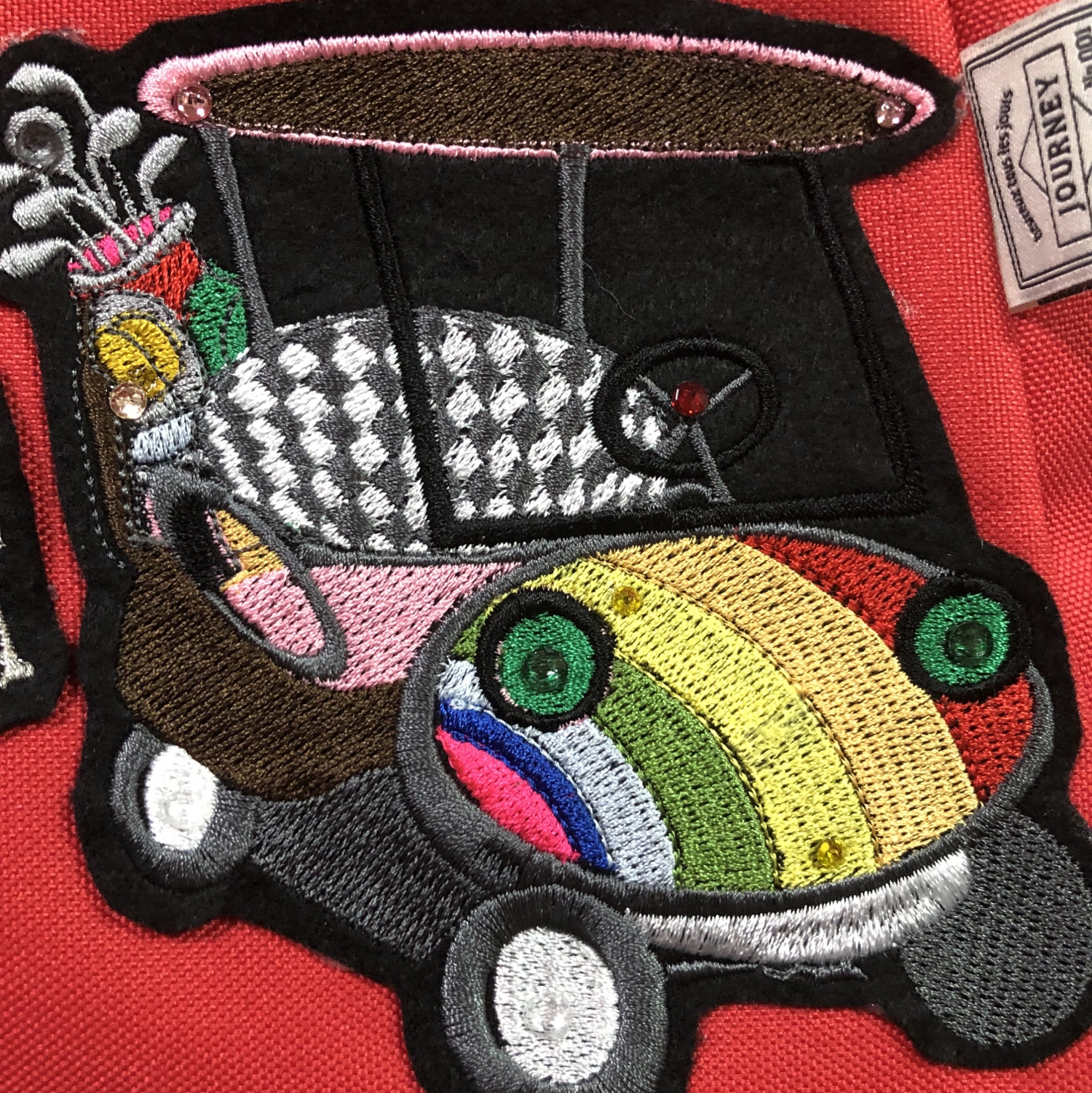 ロラライハリス刺繍 カートバッグ - kirara1122 | minne byGMO