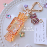 【ꫛꫀꪝ✧‧˚】Happy Halloween  Candyキーホルダー　ハンドメイドレジン　キーホルダー　ハンドメイドキーホルダー　シャカシャカキーホルダー　シャカシャカ　シェイカー　ハロウィン　