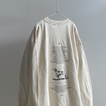 【11/14まで15%オフSALE】ヴィンテージライク・長袖Tシャツ / sheep dog / エクリュ