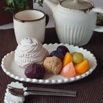 【再販】花皿　(デージー楕円）