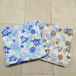 ＊4重ガーゼハンカチ（23×23）2枚セット＊