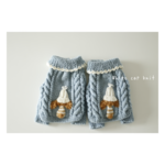 完成品  White cap knit  (レッド)