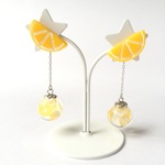orange  squashピアス//イヤリング