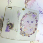 手帳型スマホケース/きらかわにゃんこ/iPhone、Android