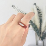 【レッド】13号　ぽってり秋色リング　