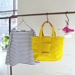 倉敷帆布のトートバッグ　”Mustard yellow”