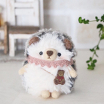 ふわハリちゃん　🐻ポシェット（襟→ピンク）