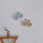 ⚮̈ ちょうちょ 2匹セット ⚮̈    編み物　ワイヤーアート　北欧　インテリア　ウォールデコレーション