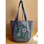 b0783685様専用　刺繍付きトートバッグ