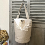 Antique laceのバケツ型バッグ