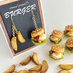 エッグバーガーのピアス／イヤリング