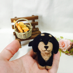 kotemiyu様専用出品☆羊毛フェルト☆ミニチュアダックス(ブラックタン)