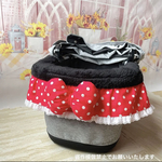 あごのせクッション　ドット　リボン　コンフォーター