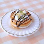 チョコバナナパンケーキプレート
