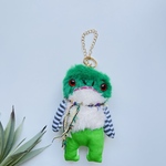 No.6378 ふわもこ🐸カエルchanキーホルダー