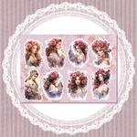 コラージュシート Lady No.5