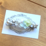 パステルカラー紫陽花バレッタ
