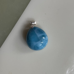値下げ✨ブルー　鮮やか　ラリマー　ペンダントトップ　