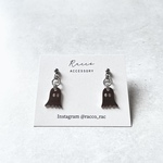 ghost motif pierce オールステンレスピアス