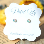 No.54625 小さいゴールド丸樹脂ピアス アレルギー対応 made by PISTOL LILY