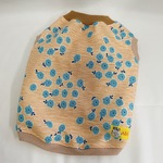 あったか新作★花柄ナチュラルボーダートレーナータンクオレンジフレブル服フレンチブルドッグパグ服フレブル服中型犬小型犬