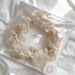 ふんわりribbon crown-natural beige-