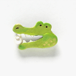 バクバクわにブローチ