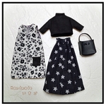 リカちゃん服　ハンドメイド　ワンピース＆着回しコーデセット