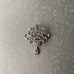 Vintage 80s crystal drop bijou bouquet brooch レトロ ヴィンテージ クリスタル ドロップ ビジュー ブーケ ブローチ