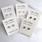 千鳥ピアス ハートピアス