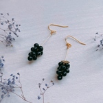 ぶどう（葡萄）のピアス・イヤリング🍇🍂