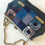 ミナペルホネン人気希少刺繍パッチワーク&デニム