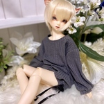 (灰)だぼゆるシャツ