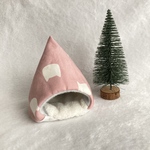 ハムスターのあったかテント⛺ねこたま　ピンク系