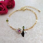 薔薇のブレスレット(白)