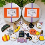 3段ハロウィンアイシングクッキー(丸缶入り)