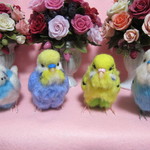 受注制作オーダー　羊毛セキセイインコ　うちの仔作製　ゆこりん工房