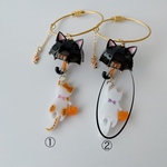ぶら下がりにゃんこ Halloween黒猫傘②