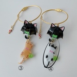 ぶら下がりにゃんこ Halloween黒猫傘④