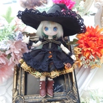 1/12ドール用ハロウィン🎃ドレス（オレンジ）