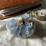 手帳クリップ☆꙳✴︎⧾·⬞水晶 C