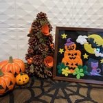 🎃ハロウィンのパッチワーク🎃タペストリーにも🎃